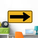 Large Arrow to Right Wall Decal
