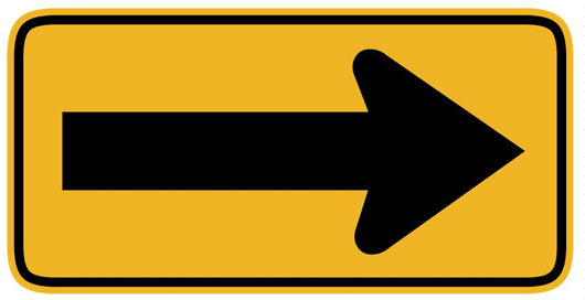 Large Arrow to Right Wall Decal
