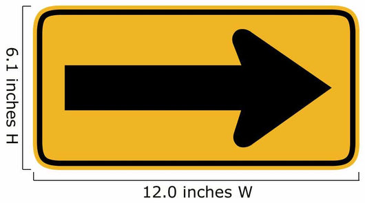 Large Arrow to Right Wall Decal