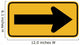 Large Arrow to Right Wall Decal