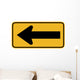 Large Arrow to Left Wall Decal