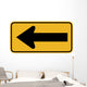 Large Arrow to Left Wall Decal