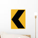 Chevron to Left Sign Wall Decal