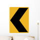 Chevron to Left Sign Wall Decal
