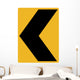 Chevron to Left Sign Wall Decal