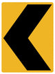 Chevron to Left Sign Wall Decal