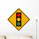 Stop Ahead Symbol Sign Wall Decal