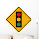 Stop Ahead Symbol Sign Wall Decal
