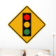 Stop Ahead Symbol Sign Wall Decal