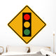 Stop Ahead Symbol Sign Wall Decal