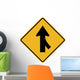 Merging Traffic from Right Wall Decal