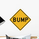 Bump Word Sign Wall Decal