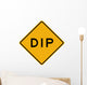 Dip Word Sign Wall Decal