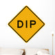 Dip Word Sign Wall Decal
