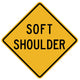 Soft Shoulder Word Sign Wall Decal