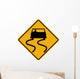 Slippery When Wet Symbol Wall Decal