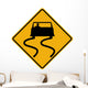 Slippery When Wet Symbol Wall Decal