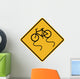 Bicycle Surface Condition Symbol Wall Decal