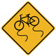 Bicycle Surface Condition Symbol Wall Decal