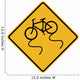 Bicycle Surface Condition Symbol Wall Decal