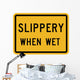Slippery When Wet Word Wall Decal