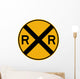 Rail Road Crossing Symbol Wall Decal