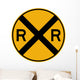 Rail Road Crossing Symbol Wall Decal