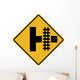 Parallel Railroad Crossing Side Wall Decal
