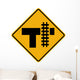 Parallel Railroad Crossing T Wall Decal