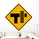 Parallel Railroad Crossing T Wall Decal