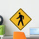 Pedestrian Symbol Sign Wall Decal