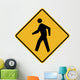 Pedestrian Symbol Sign Wall Decal