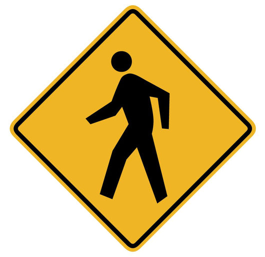 Pedestrian Symbol Sign Wall Decal