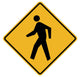 Pedestrian Symbol Sign Wall Decal