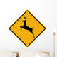 Deer Symbol Sign Wall Decal