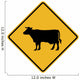 Cattle Symbol Sign Wall Decal