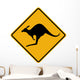 Kangaroo Symbol Sign Wall Decal