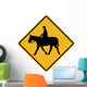 Equestrian Symbol Sign Wall Decal