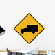 Truck Symbol Sign Wall Decal