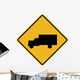 Truck Symbol Sign Wall Decal