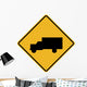 Truck Symbol Sign Wall Decal