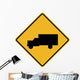 Truck Symbol Sign Wall Decal
