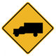 Truck Symbol Sign Wall Decal
