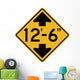 Low Clearance Symbol Sign Wall Decal