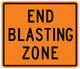 End Blasting Zone Word Wall Decal