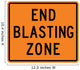 End Blasting Zone Word Wall Decal
