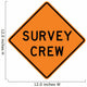 Survey Crew Word Sign Wall Decal