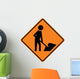 Workers Symbol Sign Wall Decal