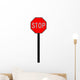 Stop Ahead Symbol Sign Wall Decal