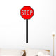 Stop Ahead Symbol Sign Wall Decal